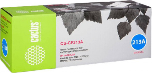 Купить Картридж лазерный Cactus CS-CF213A magenta ((1800 стр.) для HP LaserJet Pro 200 M251/M276) (1800 стр.) (CS-CF213A) в Липецке