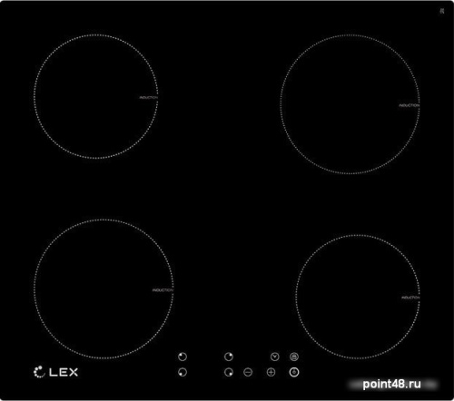 Индукционная варочная поверхность Lex EVI 640-1 черный в Липецке