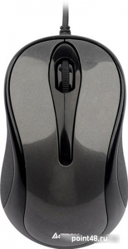 Купить Мышь A4Tech N-350 серый оптическая (1000dpi) USB для ноутбука (3but) в Липецке
