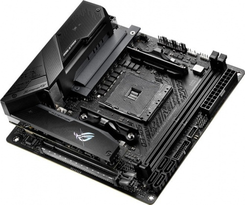 Материнская плата Asus ROG STRIX B550-I GAMING Soc-AM4 AMD B550 2xDDR4 mini-ITX AC`97 8ch(7.1) 2.5Gg RAID+HDMI+DP фото 3