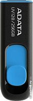 Купить USB Flash A-Data DashDrive UV128 256GB (черный/синий) в Липецке
