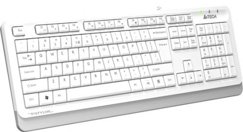 Купить Клавиатура A4Tech Fstyler FKS10 белый/серый USB в Липецке фото 2