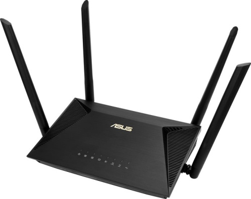 Купить Роутер беспроводной Asus RT-AX53U AX1800 10/100/1000BASE-TX/4G ready черный в Липецке фото 2