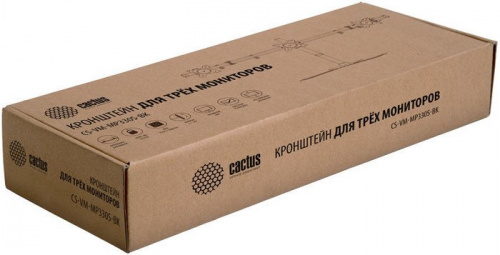 Купить Кронштейн для мониторов Cactus CS-VM-MP330S-BK черный 15 -24  макс.8кг настольный наклон в Липецке фото 2
