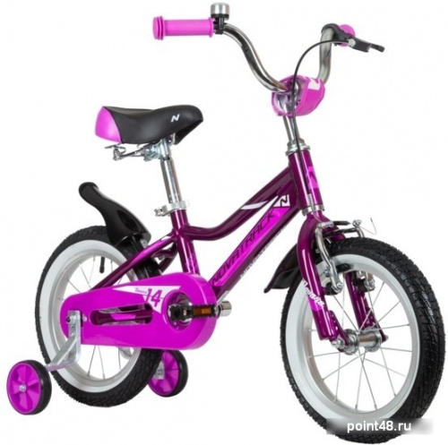 Купить Детский велосипед Novatrack Novara 14 2022 145ANOVARA.VL22 (фиолетовый) в Липецке на заказ фото 3
