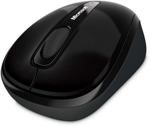 Купить Мышь Microsoft 3500 черный оптическая (1000dpi) беспроводная USB для ноутбука (2but) в Липецке фото 2