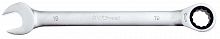 Ключ комбинированный AUTOVIRAZH (AV-315019)  с трещоткой 19mm AV Steel