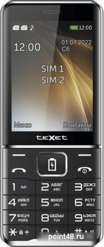 Кнопочный телефон TeXet TM-D421 (черный) в Липецке фото 3