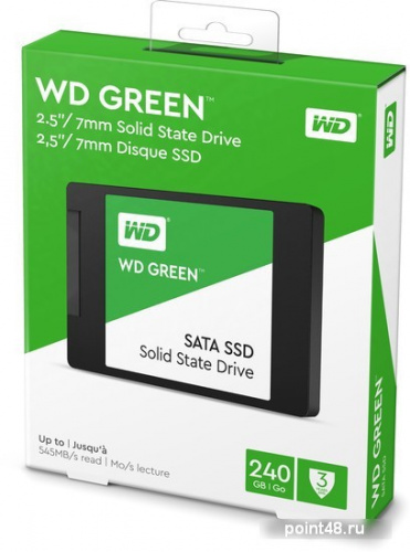 Накопитель SSD WD Original SATA III 480Gb WDS480G2G0A Green 2.5 фото 3