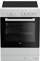 Плита Электрическая Beko FFSS67000W белый/черный стеклокерамика в Липецке