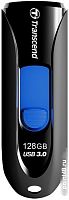 Купить Флеш Диск Transcend 128Gb Jetflash 790 TS128GJF790K USB3.0 черный/синий в Липецке