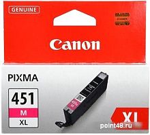 Купить Картридж CANON CLI-451XLM, пурпурный в Липецке