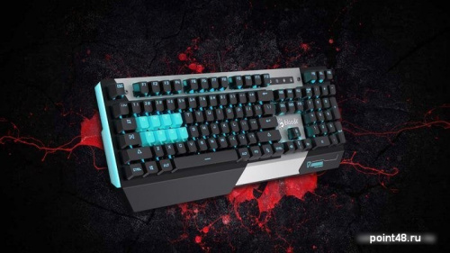 Купить Клавиатура A4Tech Bloody B865 механическая серый/черный USB for gamer LED в Липецке фото 2