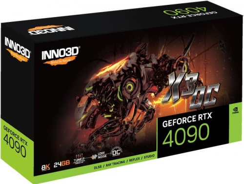 Видеокарта Inno3D Gaming GeForce RTX 4090 X3 OC N40903-246XX-18332989 фото 2