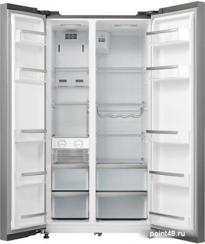 Холодильник двухкамерный Korting KNFS 91797 X S e by s e, цвет серебристый в Липецке фото 2