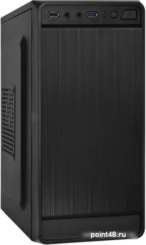 Корпус Exegate EX283122RUS   Minitower   BAA-108 Black, mATX, <без БП>, 2*USB, Audio