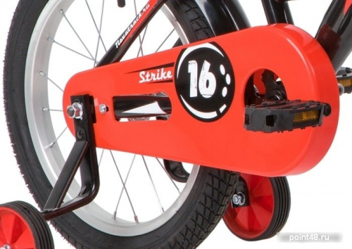 Купить Детский велосипед Novatrack Strike 16 2020 163STRIKE.BKR20 (черный/красный) в Липецке на заказ фото 3