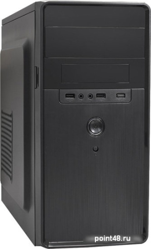 Корпус Exegate EX286426RUS   Minitower   BA-309-450W-8 (mATX, БП AA450 с вент. 8см, 2*USB, HD аудио, черный)