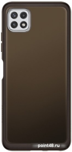 Чехол (клип-кейс) Samsung для Samsung Galaxy A22 Soft Clear Cover черный (EF-QA225TBEGRU) в Липецке