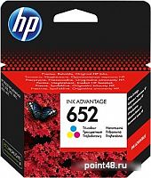 Купить Картридж ориг. HP F6V24AE (№652) трехцветный для DJ Advantage 1115/2135/3635/3835/4535/4675(200стр) в Липецке