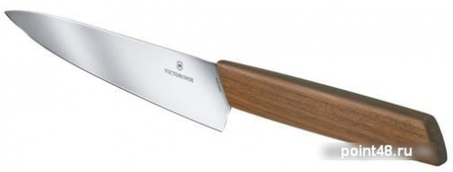 Купить Нож кухонный Victorinox Swiss Modern (6.9010.22G) стальной лезв.220мм дерево блистер в Липецке фото 2