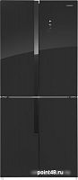 Холодильник Maunfeld MFF181NFB черный (трехкамерный) в Липецке