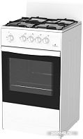 Плита Газовая Darina S GM 441 001 W Т8 белый реш.сталь в Липецке