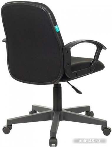 Кресло Бюрократ CH-808-LOW/#B низкая спинка сиденье черный 3С11 НА ПИАСТРЕ фото 2