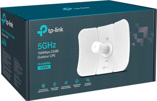 Купить Точка доступа TP-Link CPE605 N150 10/100BASE-TX белый в Липецке фото 3