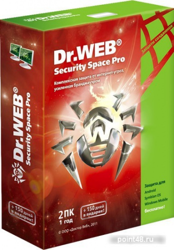 ПО DR.Web Security Space 2 ПК/1 год фото 2