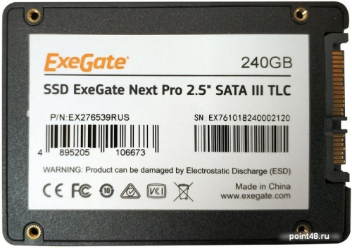 SSD ExeGate Next Pro 960GB EX276685RUS фото 2