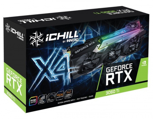 Видеокарта Inno3D GeForce RTX 3060 Ti iChill X4 C306T4-086XX-1820VA35R фото 2