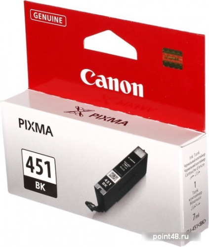 Купить Картридж ориг. Canon CLI-451Bk черный для Canon PIXMA MG6340/MG5440/IP7240 в Липецке фото 2