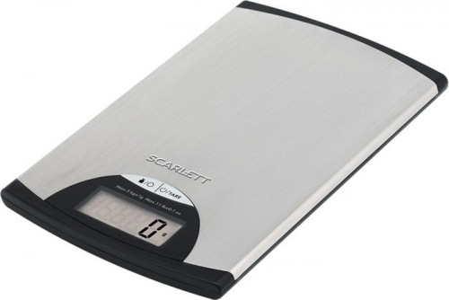 Купить Весы кухонные электронные Scarlett SC-KS57P97 макс.вес:5кг серебристый/черный в Липецке фото 2