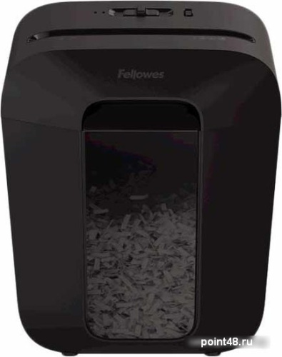 Купить Шредер Fellowes PowerShred LX45 черный (секр.P-4)/перекрестный/8лист./17лтр./скрепки/скобы/пл.карты в Липецке фото 2