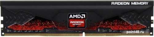 Память 16GB AMD Radeon™ DDR4 3200 DIMM R9 Gamers Series Black RGB Gaming Memory R9S416G3206U2S-RGB Non-ECC, CL16, 1.35V, Heat Shield, RTL (183665)