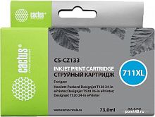 Купить Картридж струйный Cactus CS-CZ133 №711 black ((73мл) для HP DJ T120/T520) (CS-CZ133) в Липецке