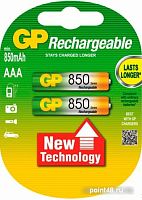 Купить Аккумулятор GP AAA (HR03) 850mAh 2BL в Липецке