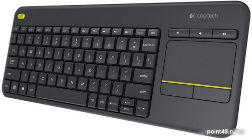 Купить Клавиатура беспроводная Logitech touch K400 Plus TV, черный в Липецке фото 2