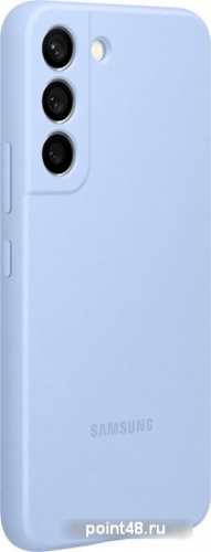 Чехол (клип-кейс) Samsung для Samsung Galaxy S22 Silicone Cover голубой (EF-PS901TLEGRU) в Липецке фото 3