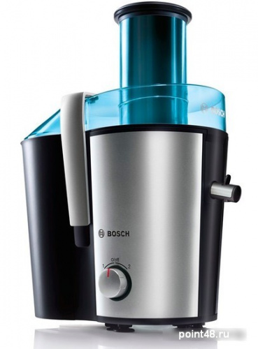 Купить Соковыжималка центробежная Bosch MES3500 700Вт рез.сок.:1250мл. серебристый/синий в Липецке фото 2