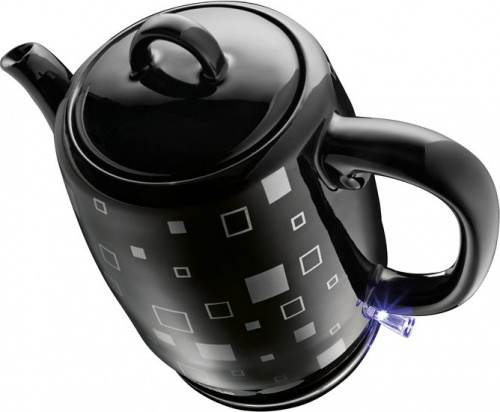 Купить Чайник электрический Gorenje K10BKC 1л. 1630Вт черный матовый (корпус: керамика) в Липецке фото 3