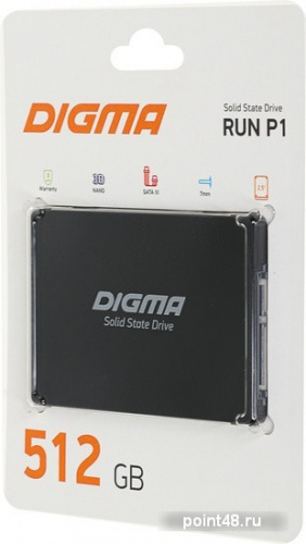 SSD Digma Run P1 512GB DGSR2512GP13T фото 3
