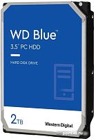 Жесткий диск WD Original SATA-III 2Tb WD20EZBX Blue (7200rpm) 256Mb 3.5