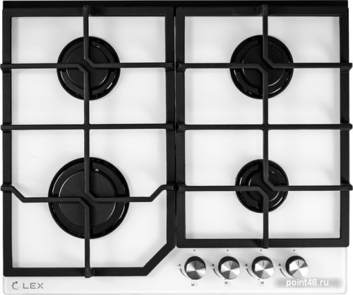 Газовая варочная поверхность Lex GVG 642 WH белый в Липецке