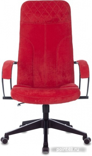 Кресло руководителя Бюрократ CH-608Fabric красный Velvet 88 крестовина пластик фото 2
