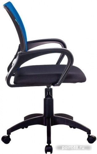 Кресло Бюрократ CH-695NLT синий TW-05 сиденье черный TW-11 сетка/ткань крестовина пластик фото 3
