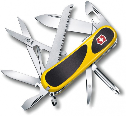 Купить Нож перочинный VICTORINOX EvoGrip S18 2.4913.SC8, пластик/сталь, черный/желтый в Липецке фото 2
