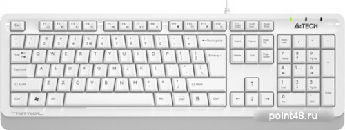 Купить Клавиатура A4Tech Fstyler FKS10 белый/серый USB в Липецке