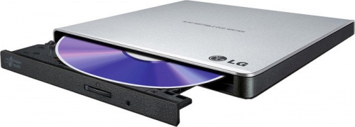 Привод DVD-RW LG GP57ES40 серебристый USB внешний oem